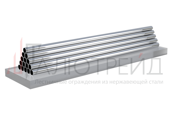 Поручень для ограждений 42,4х1,5мм AISI 304