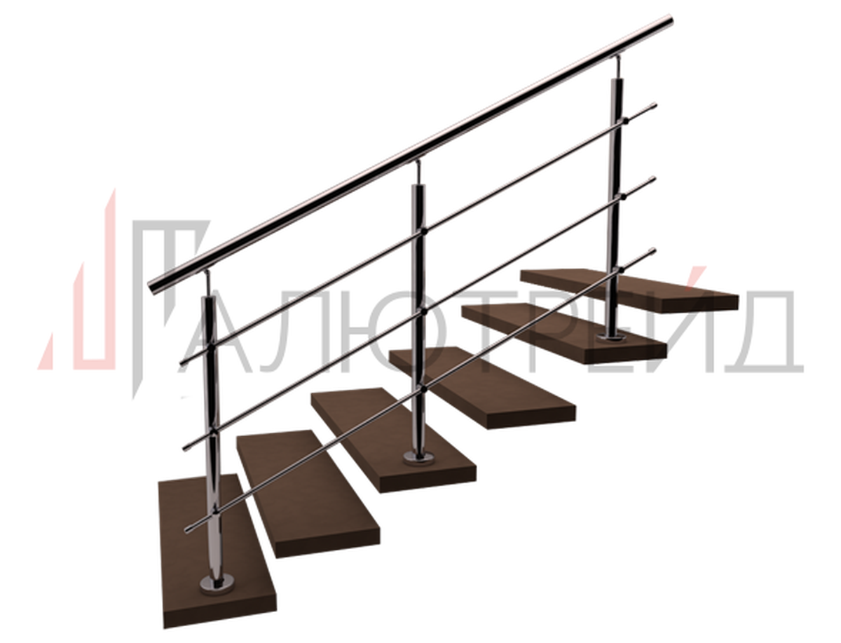 Перила для лестницы нержавейка 2 м. п.