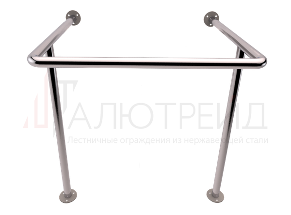 АТ-4 Опорный поручень для раковины с 2 стойками