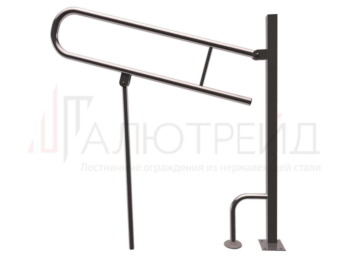 АТ-16 Поручень откидной на стойке с дополнительной опорой